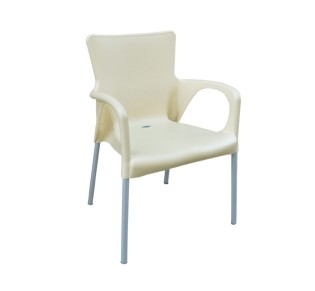 LARA Stackable Armchair PP-UV Cream 2