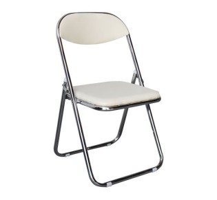 STAR Folding Chair Ecru Pu