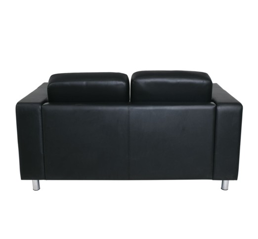 ALAMO 2-Seater Sofa Black Pu