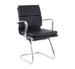 BF4800V Office Visitor Armchair Black PU