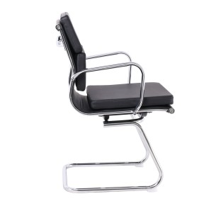 BF4800V Office Visitor Armchair Black PU