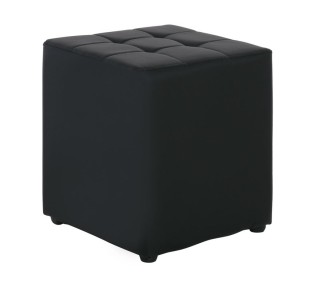 CONY Σκαμπό Βοηθητικό, PU Μαύρο