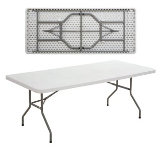 BLOW Catering Folding Table 183x76 White