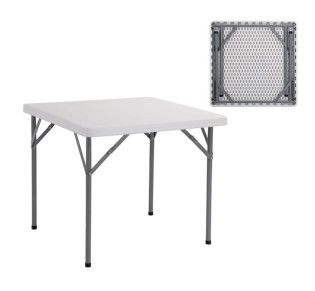 BLOW Catering Folding Table 86x86cm White