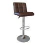 LINO Bar Stool Pu Dark Brown