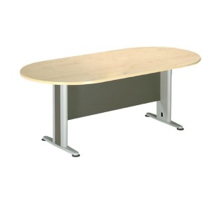 CONFERENCE Oval Table 180x90 DG/Beech