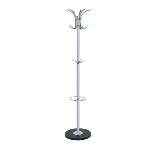 JASON Coat Hanger / Metal Silver - Revolving