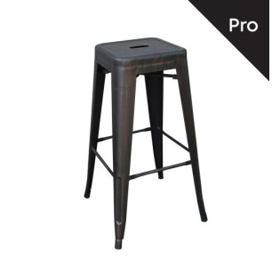 RELIX Bar Stool Metal Antique Black