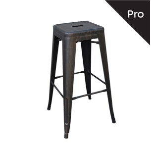 RELIX Bar Stool Metal Antique Black 2