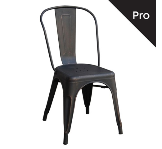 RELIX Chair Metal Antique Black