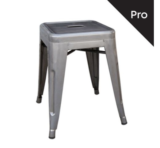 RELIX Low Stool Steel Metal