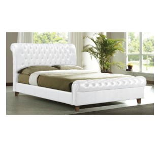 HARMONY Bed 160x200cm Pu White