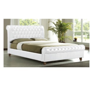 HARMONY Bed 160x200cm Pu White