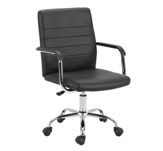 BF3401 Office Armchair Black Pvc