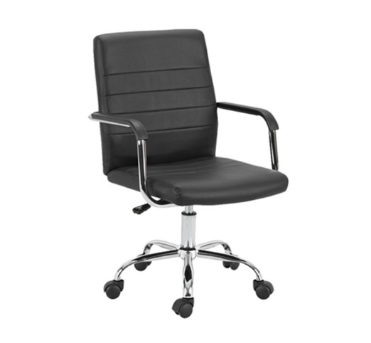 BF3401 Office Armchair Black Pvc