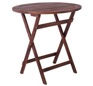 EASY Folding Table Ø60cm Acacia