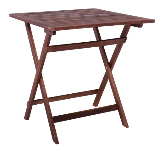 EASY Folding Table 70x70cm / Wood Acacia