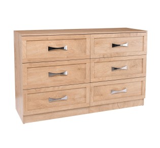 LIFE Dresser 6-Drawers 120x40x76 Sonoma 2