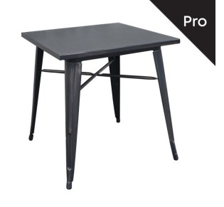 RELIX Τραπέζι Dining-Pro 70x70cm / Μέταλλο Βαφή Antique Black