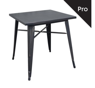 RELIX Table-Pro 70x70cm / Metal Antique Black