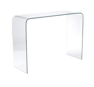 GLASSER Κονσόλα 110x35x75cm / Διάφανο Γυαλί 12mm 2