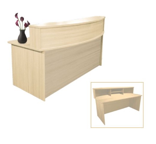 Reception 180x90x105cm / Απόχρωση Beech