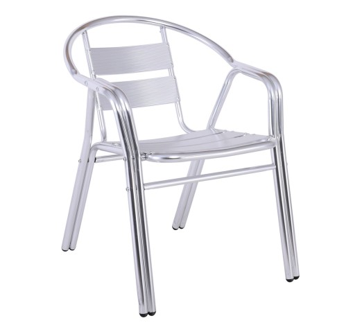 SILVER-II Πολυθρόνα Dining Αλουμινίου