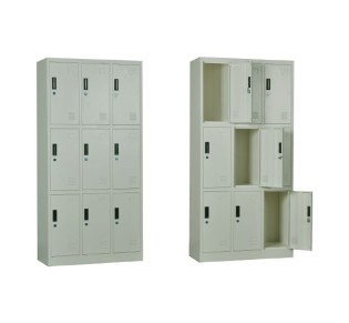 9-LOCKER Metal 90x40x185 White