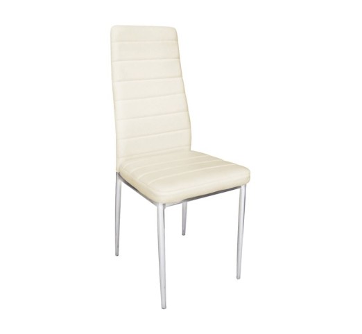 JETTA Chair Cream Pvc (Chromed)