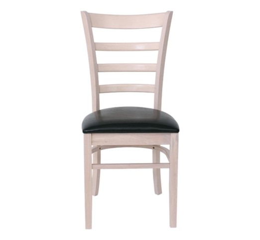 NATURALE Chair White Wash/Pu Black