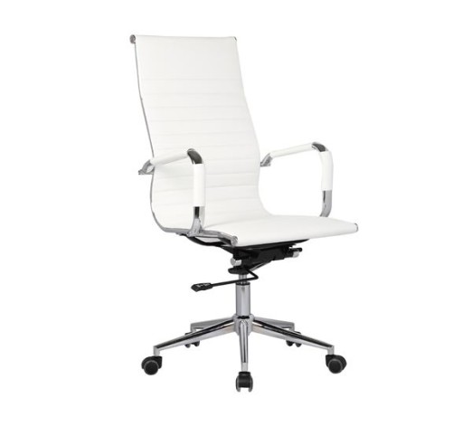 BF3300 Manager Armchair White Pu