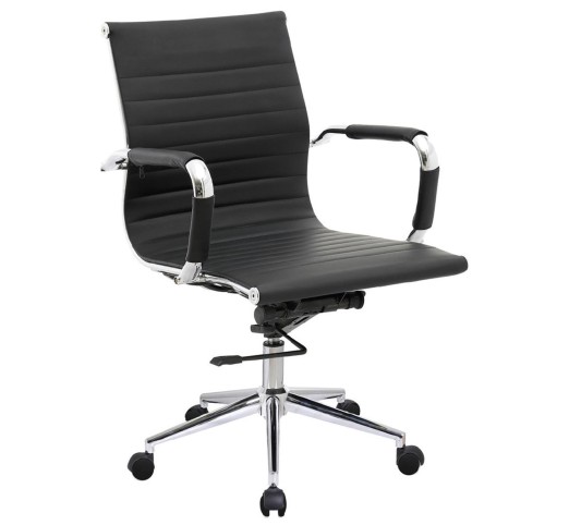 BF3301 Low Back Armchair Black Pu