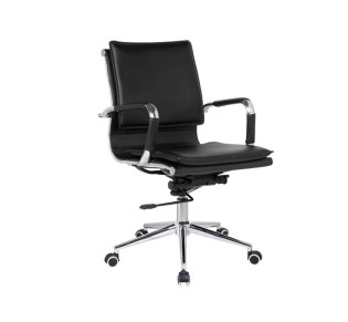 BF3601 Low Back Armchair Black Pu 2