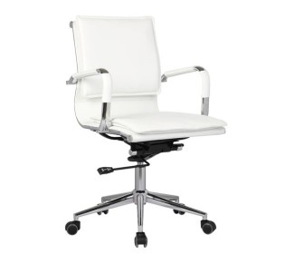 BF3601 Low Back Armchair White Pu