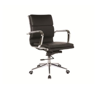 BF4801 Low Back Armchair Black Pu