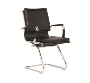 BF3600V Office Visitor Armchair Black PU
