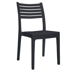 OLIMPIA Stackable Chair PP-UV Anthracite