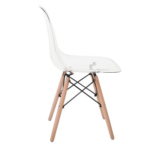 ART Wood Chair Pc Clear