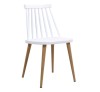 LAVIDA Chair Metal Natural, PP White