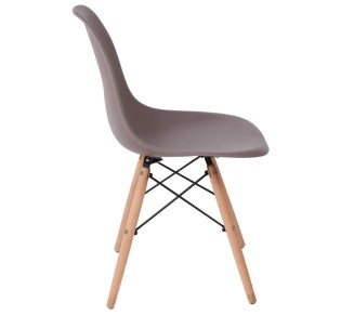 ART Wood Καρέκλα Τραπεζαρίας Κουζίνας Ξύλο - PP Sand Beige