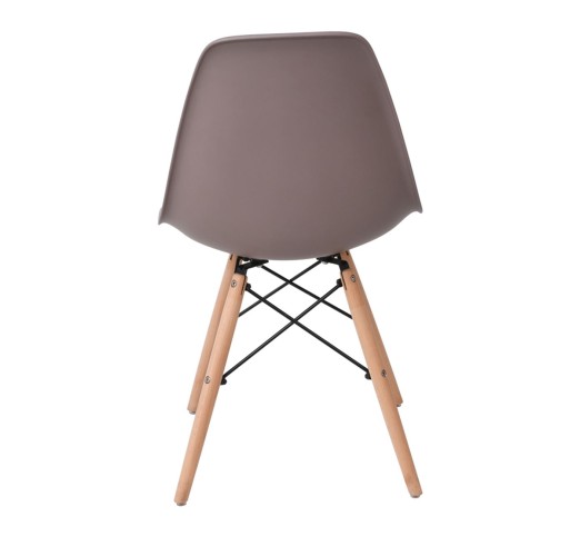 ART Wood Καρέκλα Τραπεζαρίας Κουζίνας Ξύλο - PP Sand Beige