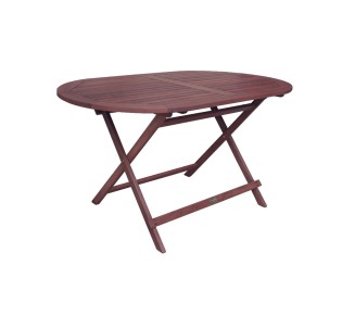 EASY Fold.Table 120x70cm Oval Acacia