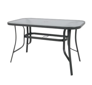 RIO Table 140x80cm Metal Anthracite 2