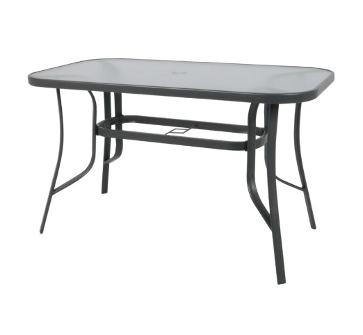 RIO Table 120x70cm Metal Anthracite