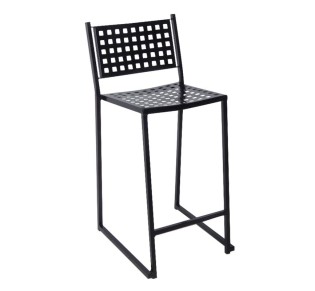 CAPRICE Stacking Bar Stool-Pro Metal Black