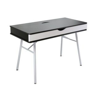 PC Metal DESK 115x55 White/Melamine Wenge 2