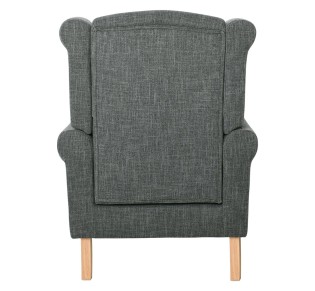 ROSY Armchair Dark Grey Fabric