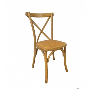 Crossback Rattan Ξύλινη... 2