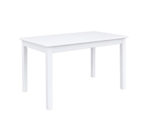 ΤΑVERNA Table 80x120 Impregnation Lacquer White K/D