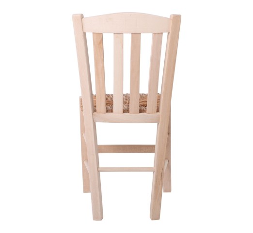 CASA Chair Unpainted with Rush Seat